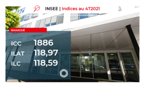 Insee Indices Icc Ilat Ilc Au Me Trimestre Advenis Res