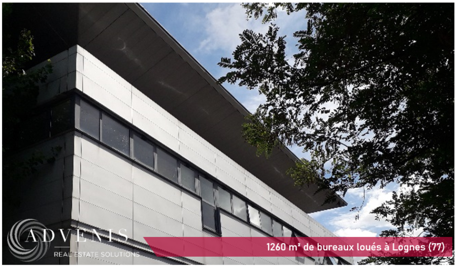 Transaction : Lognes (77), 1 260 m² de bureaux loués à BELLEGARDE ING