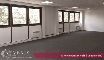Transaction : Villepinte (95), location de 110 m² de bureaux à un cabinet conseil en événementiel