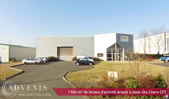 Transaction : Joué-lès-Tours (37), vente de 1 504  m² de locaux d'activité à GLR
