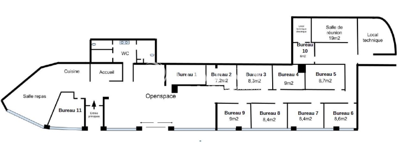 Location Bureaux PESSAC (33600) - Photo 10