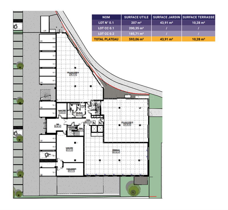 Location Bureaux MARQUETTE LEZ LILLE (59520) - Photo 6